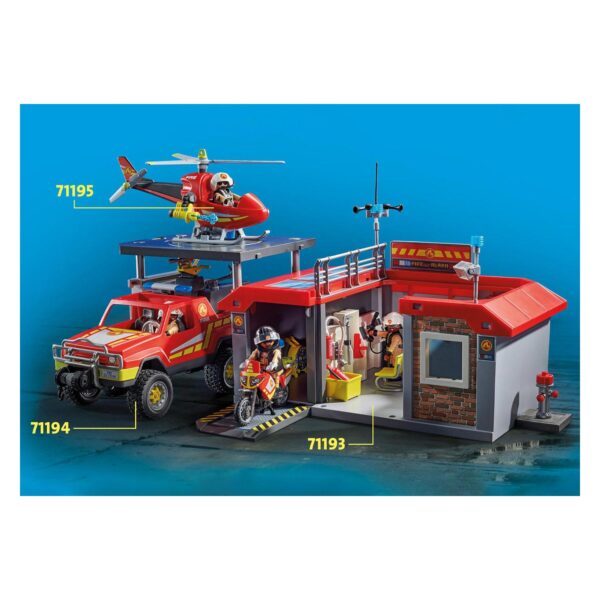 Playmobil City Action Brandweerkazerne - 71193 - Afbeelding 4