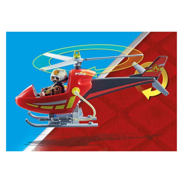 Playmobil City Action Brandbestrijding Helikopter - 71195 - Afbeelding 2