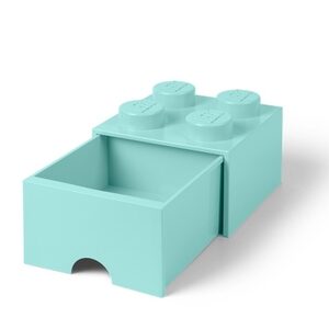 LEGO® Felazuurblauwe opslagsteen met 4 noppen en een lade (5005714)