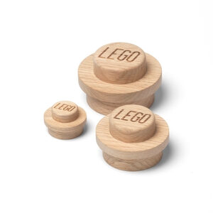 Houten muurhangerset – licht eiken (5007114)