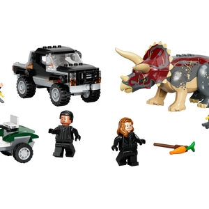 Triceratops pick-up truck hinderlaag (76950)