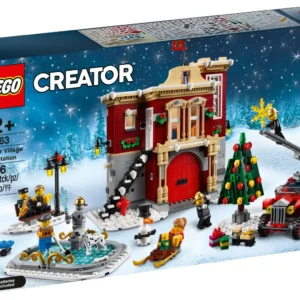 LEGO 10263 Brandweerkazerne in winterdorp