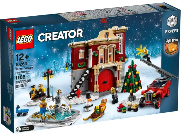 LEGO 10263 Brandweerkazerne in winterdorp