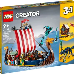 LEGO Creator 31132 Vikingschip en de Midgaardslang