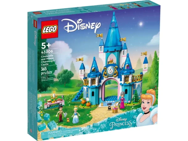 LEGO Disney 43206 Het kasteel van Assepoester en de knappe prins