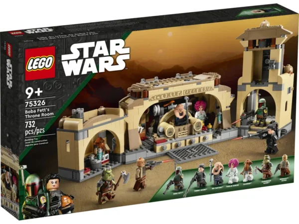 LEGO Star Wars 75326 Boba Fetts troonzaal